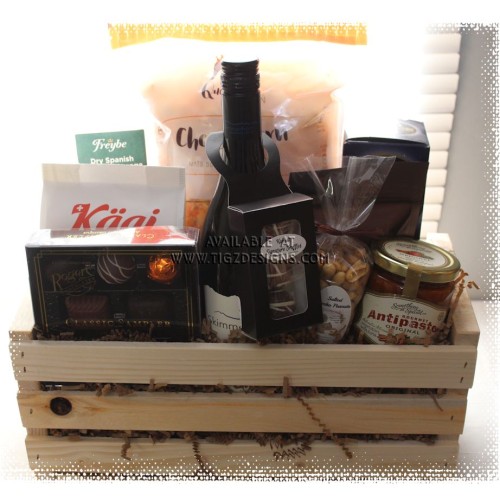 Local Wine & Gourmet Sweet & Savory Gift Basket - Creston BC Gift Basket Delivery
